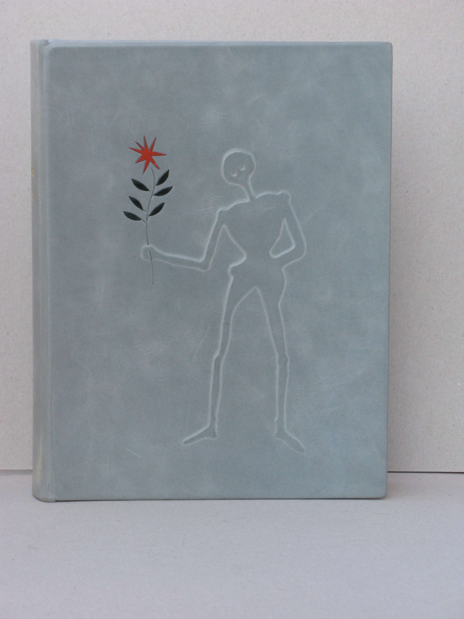 Albert Camus, Carnets, mai 1935–mars 1951. Lithographies originales de Carzou, Paris 1962–1964. Juneća koža, kožni mozaik, reljef